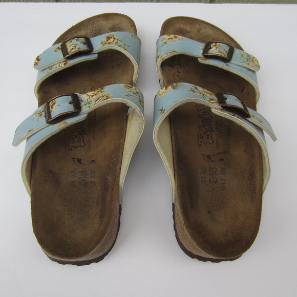 Birkenstock Birki's Sandals Womens 7 M5 Birko-Flor Paisley Light Rose‎ summer - Picture 2 of 7